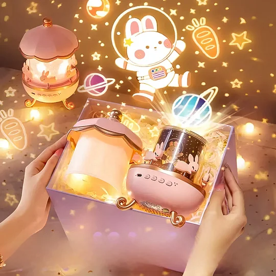 Carousel Night Light for Kids Gifts